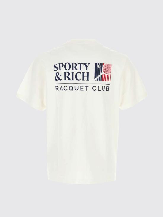 26SS 스포티앤리치 반팔 티셔츠 TO119710431WH01 WHINAVRUB White - SPORTY & RICH