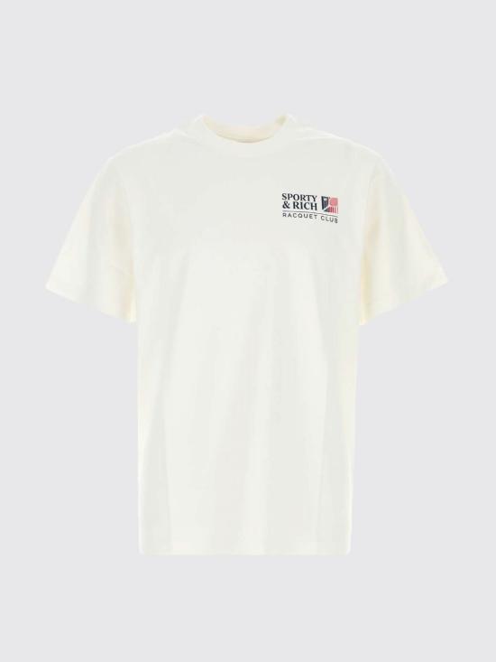 26SS 스포티앤리치 반팔 티셔츠 TO119710431WH01 WHINAVRUB White - SPORTY & RICH