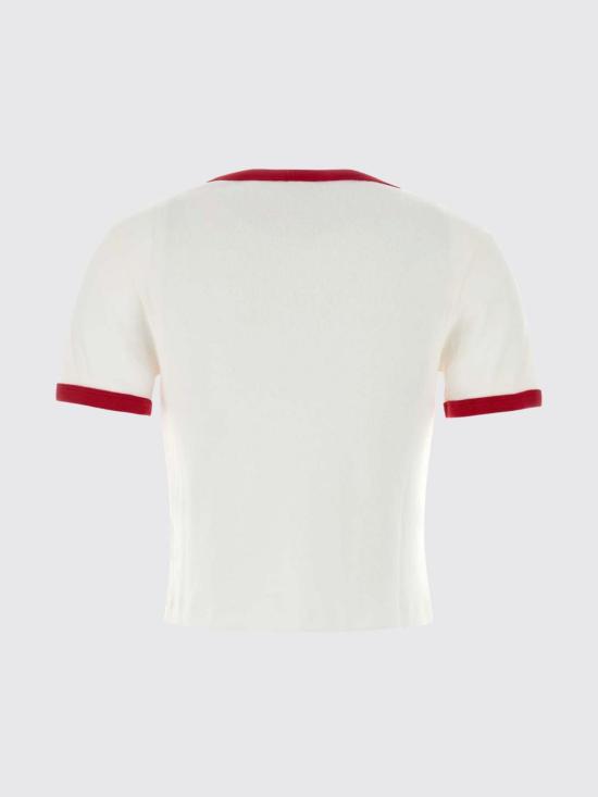 26SS 스포티앤리치 반팔 티셔츠 TO073710509WH52 WHITERUBY White - SPORTY & RICH