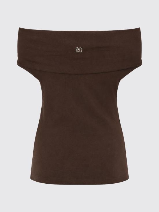 26SS 세미쿠튀르 반팔 티셔츠 Y6SA17 V220 Cocoa - SEMI-COUTURE