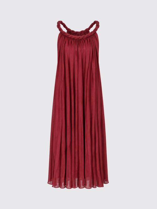 26SS 세미쿠튀르 롱 원피스 S6SI40 D570 Wine - SEMI-COUTURE