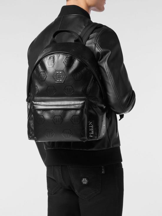 26SS 필립 플레인 백팩 PAEAMBA1459PLE005N 0202 Black - PHILIPP PLEIN