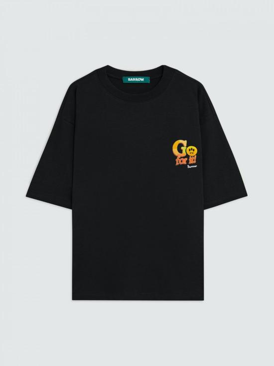 26SS 바로우 반팔 티셔츠 S6BWUATH079 110 Black - BARROW