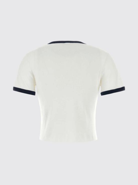26SS 스포티앤리치 반팔 티셔츠 TO073710509WH50 WHIDARNAV White - SPORTY & RICH