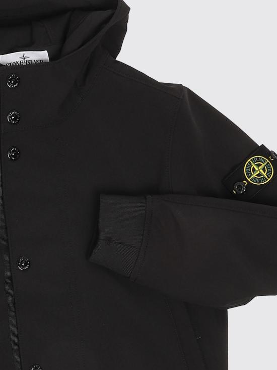 26SS [키즈] 스톤 아일랜드 캐주얼 자켓 4100001S0A22 V0029 Black - STONE ISLAND