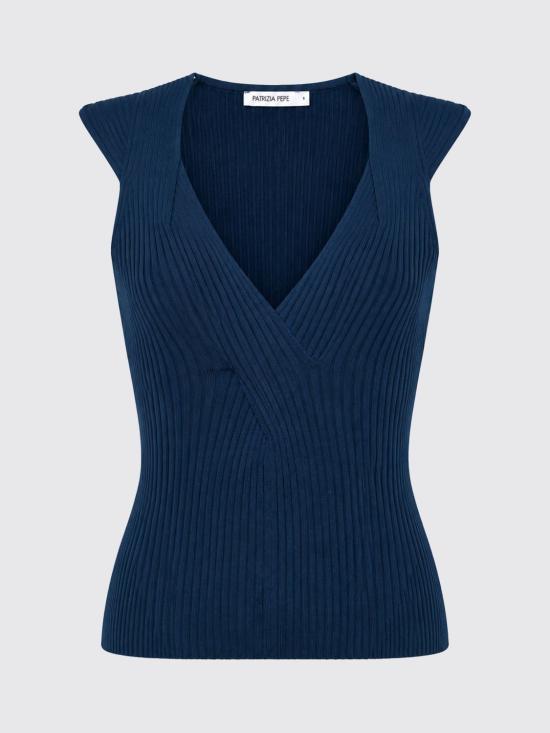 26SS 파트리지아페페 민소매 티셔츠 8K0365K300 CA97 Blue - PATRIZIA PEPE