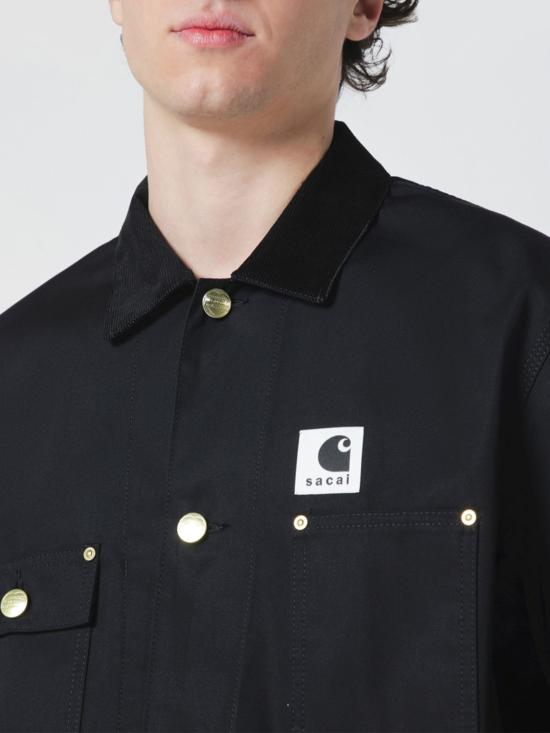 26SS 사카이 반팔 셔츠 2603991 001 Black - SACAI