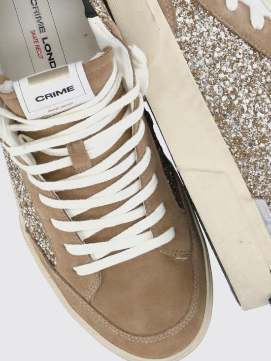 26SS 크라임런던 스니커즈 25177AA8 26 SK8 RECUT HIGH Beige - CRIME LONDON