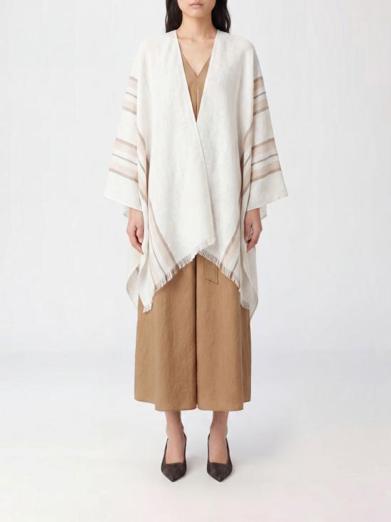 26SS 브루넬로 쿠치넬리 스웨터 MSCDAGP02 CSY23 White