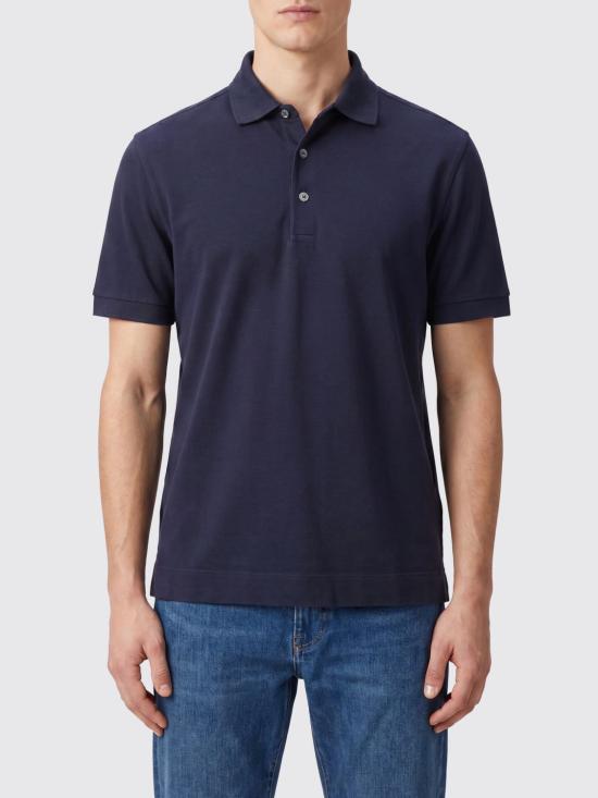 26SS 에르메네질도제냐 폴로 티셔츠 UH341A3H786B09 001 Black