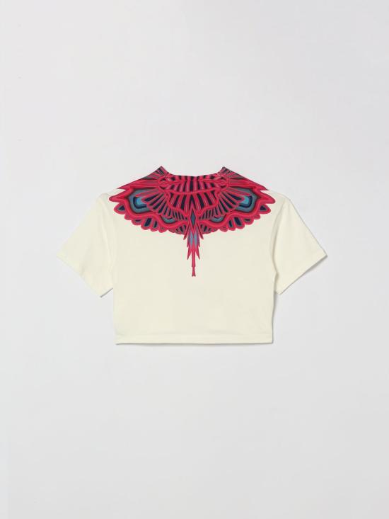 26SS [키즈] 컨트리 오브 밀란 티셔츠 S6CMJGTH113 412 White - COUNTY OF MILAN
