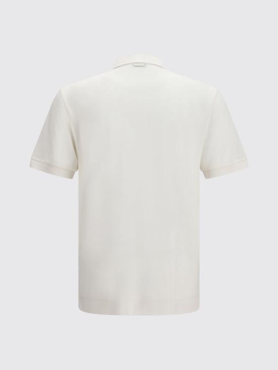 26SS 에르메네질도제냐 폴로 티셔츠 UH341A3H786N01 001 Black - ERMENEGILDO ZEGNA