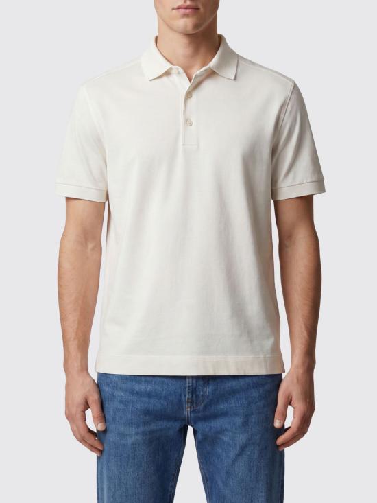 26SS 에르메네질도제냐 폴로 티셔츠 UH341A3H786N01 001 Black