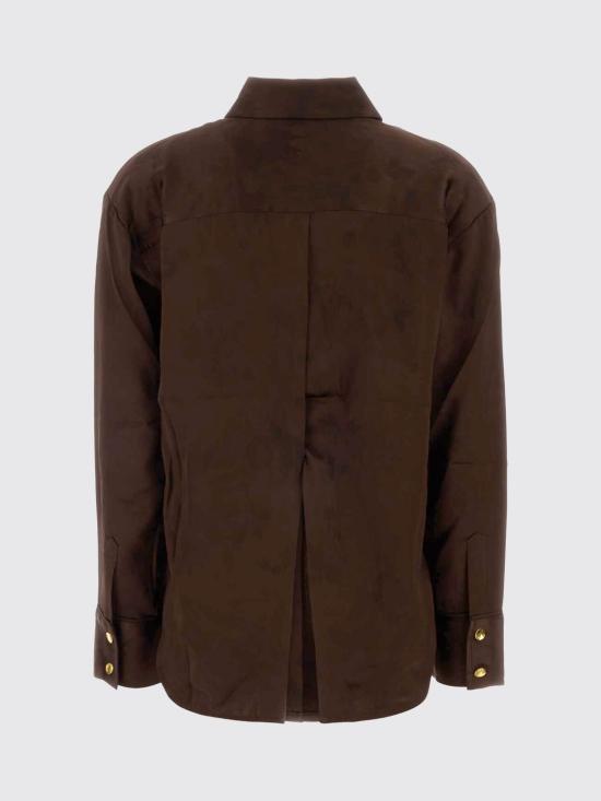26SS 가니 셔츠 A1040264 ZWX Brown - GANNI