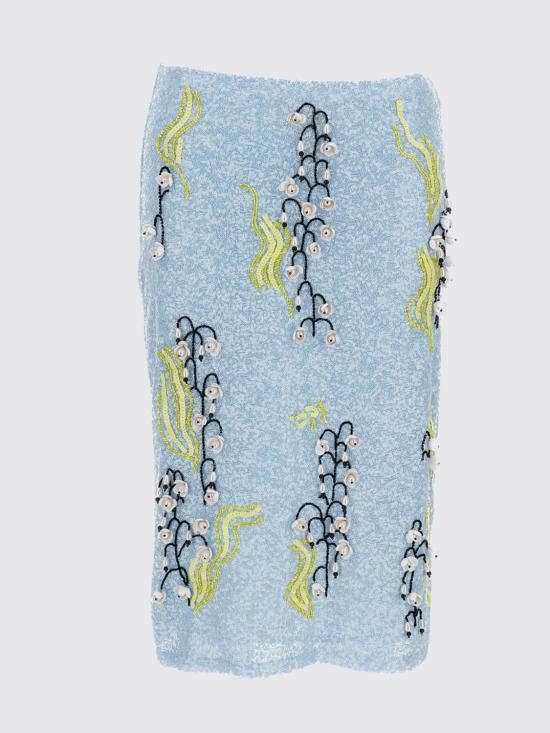 26SS 데 펨메스 스커트 D206YP D0656 Blue - DES PHEMMES