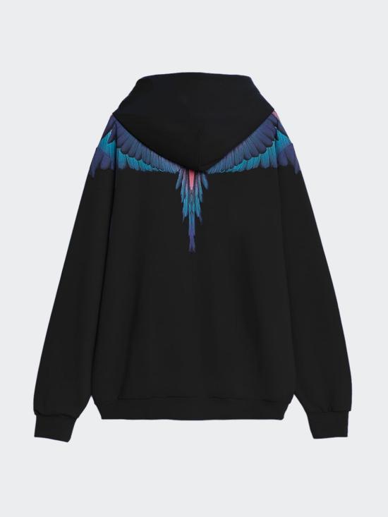 26SS 컨트리 오브 밀란 후드 티셔츠 S6CMMAHS030 110 Black - COUNTY OF MILAN