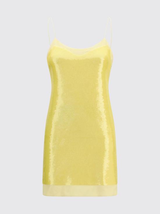 26SS 구찌 롱 원피스 853603ZAF5Z 7281 Yellow - GUCCI