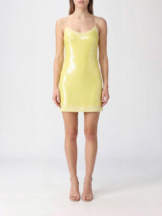 26SS 구찌 롱 원피스 853603ZAF5Z 7281 Yellow