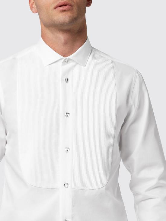 26SS 필립 플레인 긴팔 셔츠 FABCMRP1756PTE003N 01 White - PHILIPP PLEIN