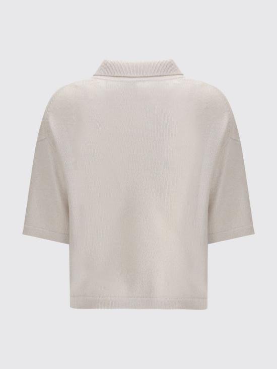 26SS 얼루드 폴로 티셔츠 26211164 4080 Yellow Cream - ALLUDE