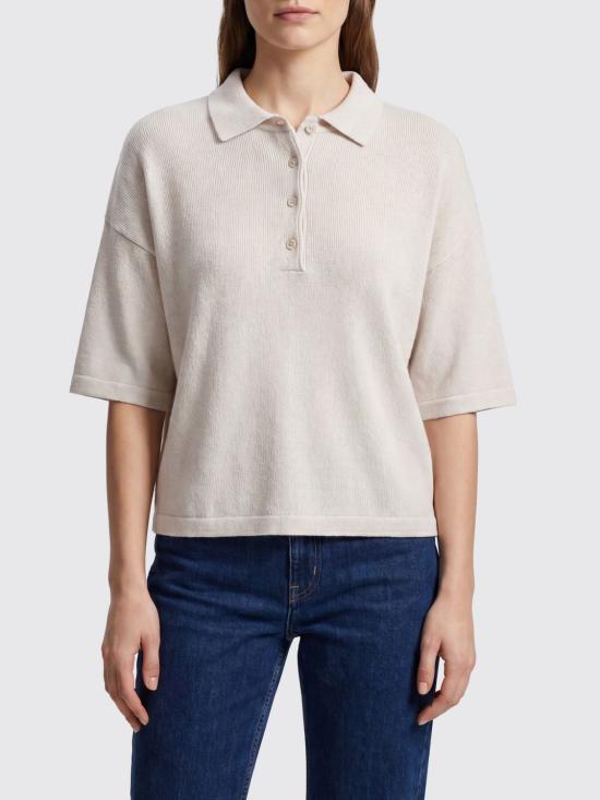 26SS 얼루드 폴로 티셔츠 26211164 4080 Yellow Cream