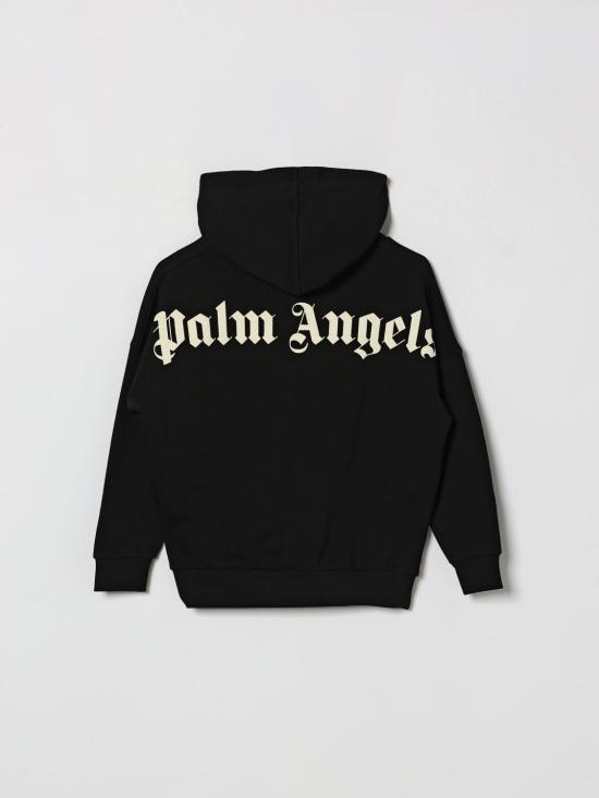 26SS [키즈] 팜앤젤스 풀오버 PBBB011S26FLE001 110 Black - PALM ANGELS