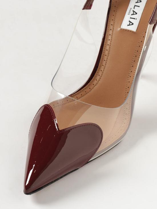 26SS 알라이아 힐/펌프스 AA3E083CK150 325 Burgundy - ALAIA