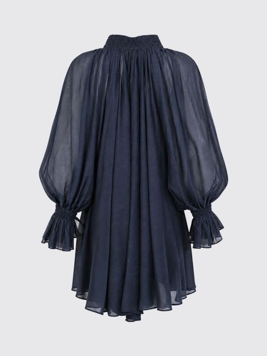 26SS 세미쿠튀르 미디 원피스 S6SI32 N101 Marine - SEMI-COUTURE