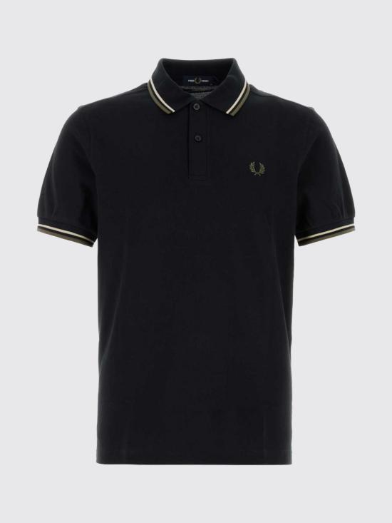 26SS 프레드페리 폴로 티셔츠 FPM3600P57 06C Black 2 - FRED PERRY