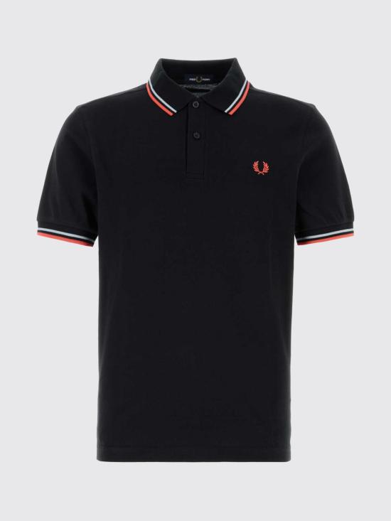 26SS 프레드페리 폴로 티셔츠 FPM3600P57 05C Black 1 - FRED PERRY
