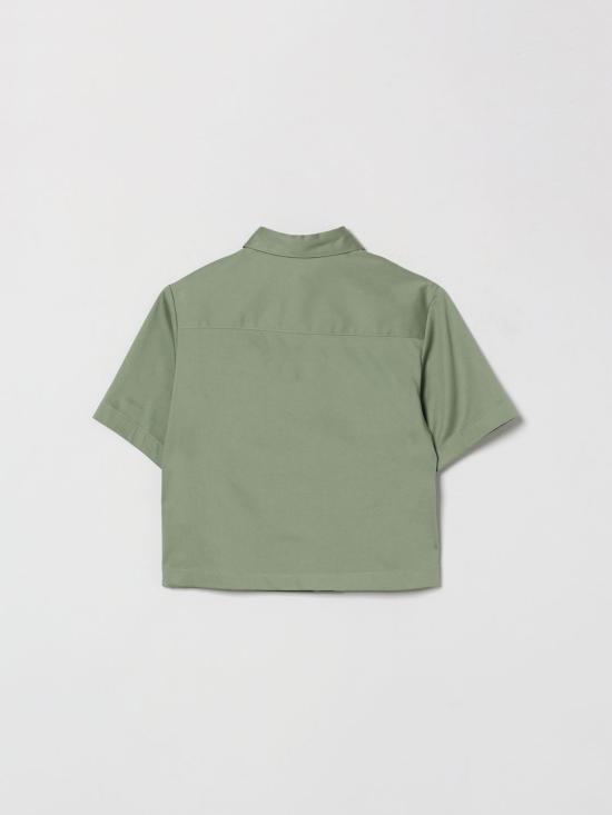 26SS [키즈] 돌체앤가바나 셔츠 L44S68FUFKA V9517 Green - DOLCE & GABBANA