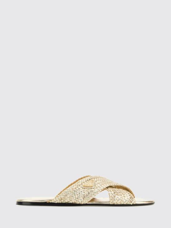 26FW 프라다 뮬/슬리퍼 1XX805F005034 F0846 Gold