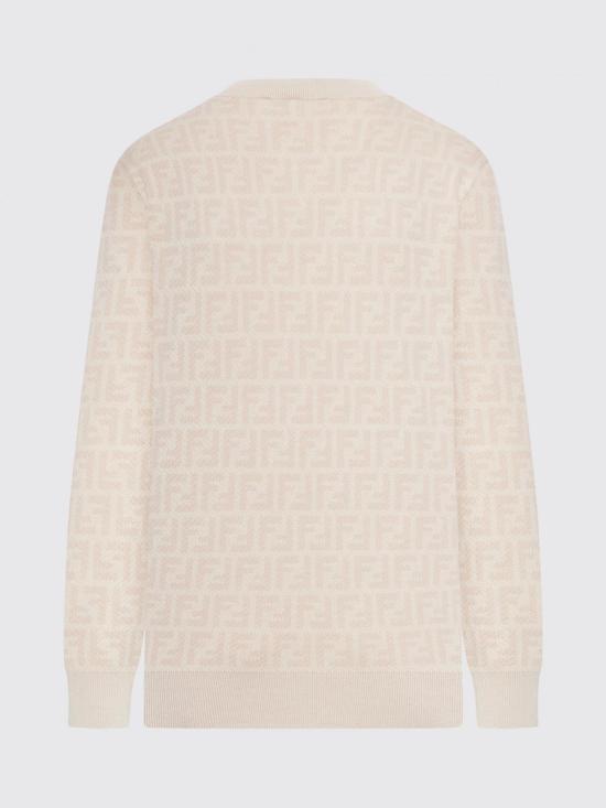 26SS 펜디 FF 울 실크 스웨터 FZXE39AYM1 F1UKC Pink - FENDI
