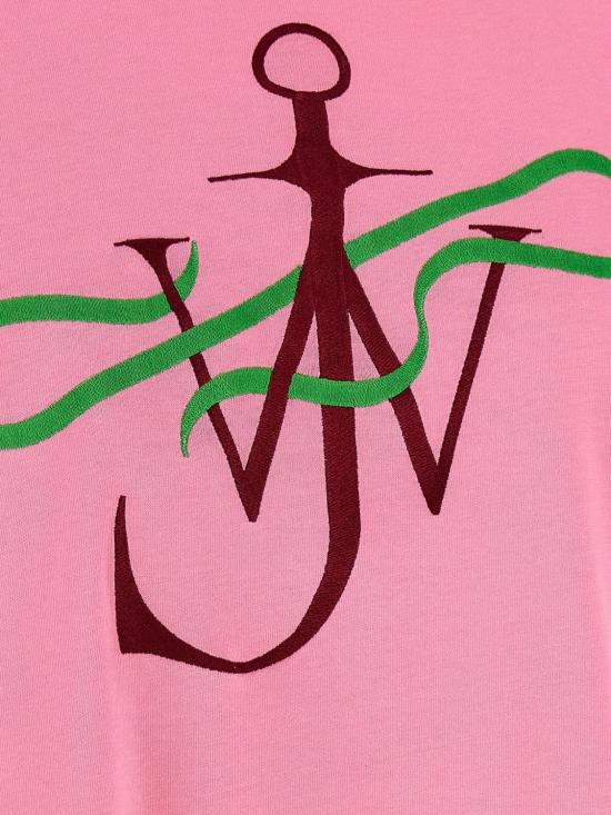 26SS JW앤더슨 리본 앵커 티셔츠 JT0320PG1937 300 Pink - JW ANDERSON