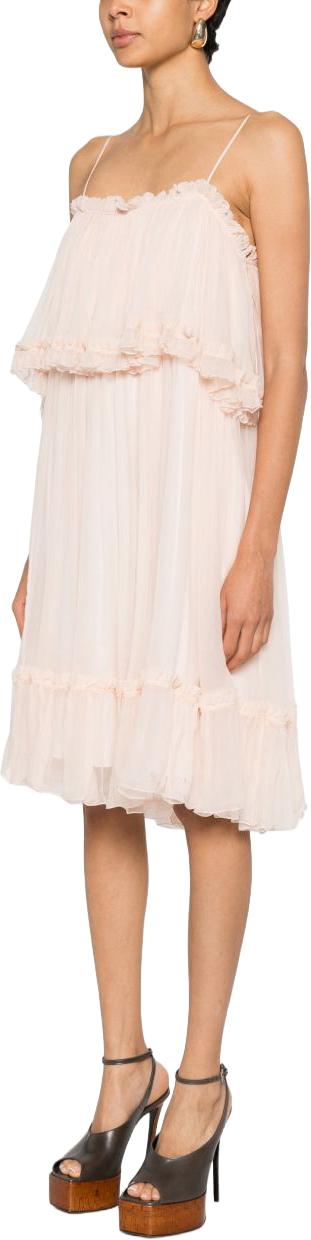 26SS 끌로에 숏 원피스 CH26UR1340016F0 PINK - CHLOE