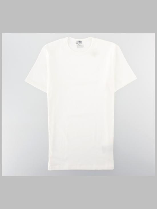 26FW MM6 메종마르지엘라 반팔 티셔츠 MJM200020 101 WHITE