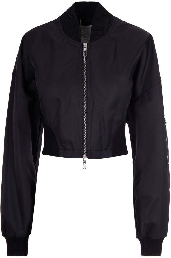 26SS 스포트막스 봄버 자켓 2612021011600SPXVEZZOSO003 BLACK