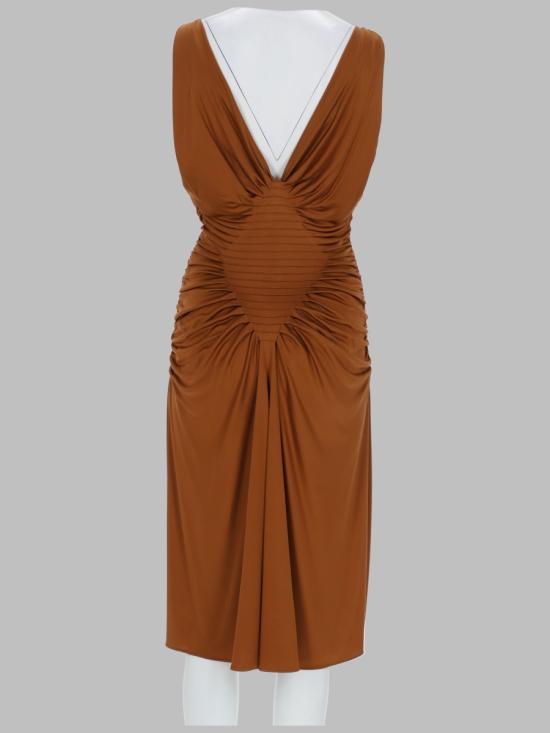26FW 베르사체 원피스 1024853 1A124971NG80 BROWN - VERSACE