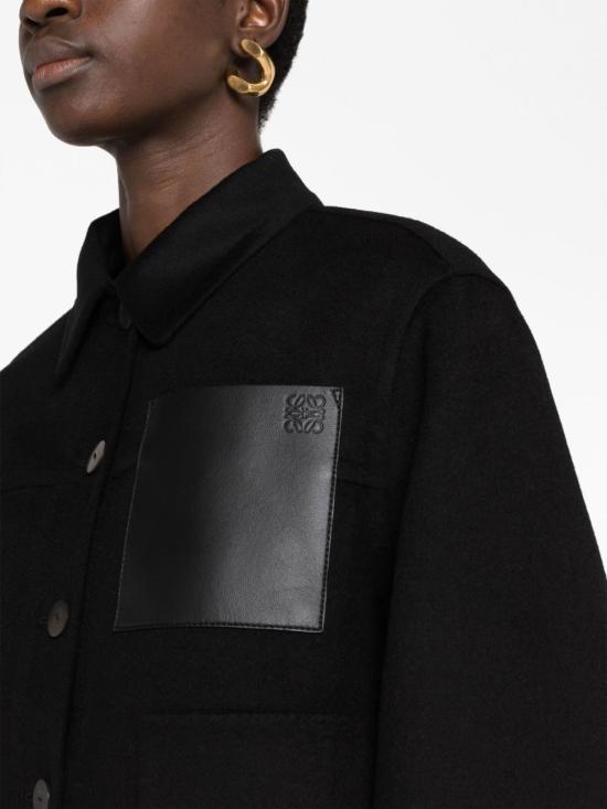 26SS 로에베 코트 S359Y02XAB 1100 BLACK DOM - LOEWE
