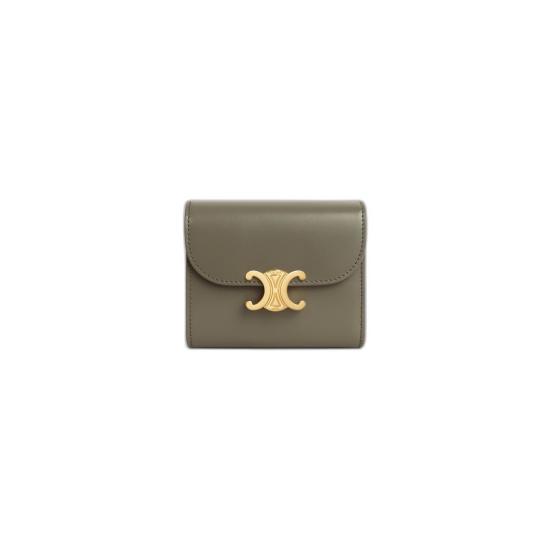 26SS 셀린느 가죽소품 10D783DPV 15BC GOLDEN KHAKI DOM
