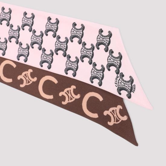 26SS 셀린느 머플러/스카프 AA0A62W99 FZR5 PINK BROWN DOM - CELINE