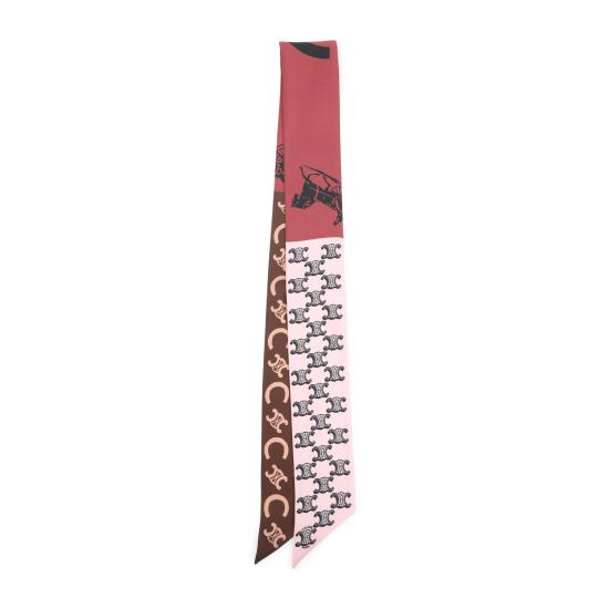 26SS 셀린느 머플러/스카프 AA0A62W99 FZR5 PINK BROWN DOM - CELINE