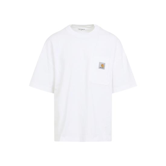26SS 칼하트 WIP 반팔 티셔츠 I035523 02XX WHITE DOM - CARHARTT WIP