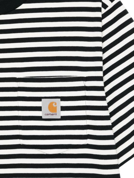 26SS 칼하트 WIP 숏슬리브 에즈라 포켓 티셔츠 I036179 3KRXX BLACK WAX DOM - CARHARTT WIP