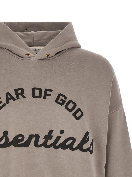 26SS 피어오브갓 후드 티셔츠 192SP264463FFADEDSEAL Beige - FEAR OF GOD