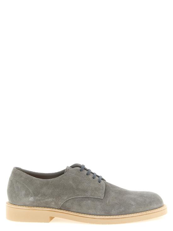 26SS 브루넬로 쿠치넬리 드레스 슈즈 MZUPAIX652C7972 Gray