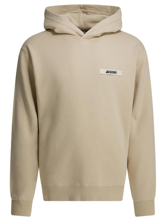 26FW 자크뮈스 그로그랭 후드 티셔츠 HOM00247AJ00126BEIGE Beige