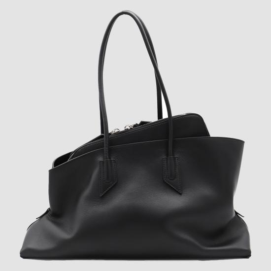 26FW 디 아티코 라 파세지아타 미디엄 탑 핸들 백 250WAH00054 LBT019AA100 Black - THE ATTICO