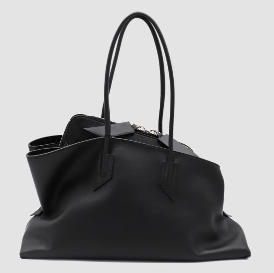 26FW 디 아티코 라 파세지아타 미디엄 탑 핸들 백 250WAH00054 LBT019AA100 Black