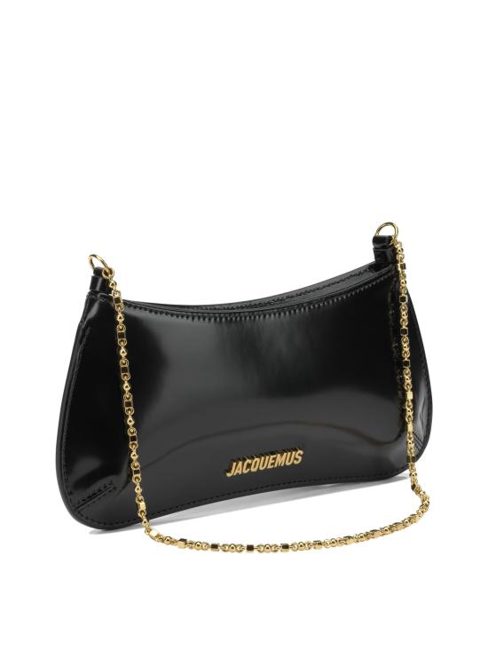 26FW 자크뮈스 쁘띠 비주 체인 숄더백 BAW00404BC18A01BLACK Black - JACQUEMUS